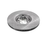 2x Disque de frein Essieu avant ventilé de l'extérieur 23960 FEBI BILSTEIN