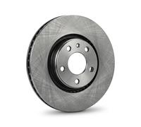 2x Disque de frein Essieu avant ventilé de l'extérieur 6040340 KRAFT AUTOMOTIVE