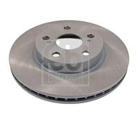 2x Disque de frein Essieu avant ventilé de l'intérieur 108496 FEBI BILSTEIN