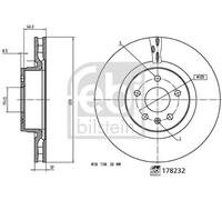 FEBI BILSTEIN 178232 Disque de frein