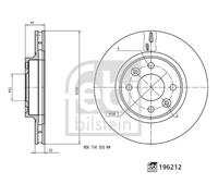 FEBI BILSTEIN 196212 Disque de frein