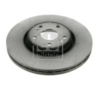 2x Disque de frein Essieu avant ventilé de l'intérieur 23333 FEBI BILSTEIN