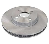 2x Disque de frein Essieu avant ventilé de l'intérieur 26185 FEBI BILSTEIN