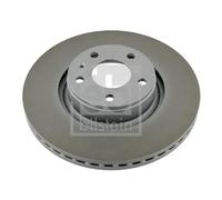 2x Disque de frein Essieu avant ventilé de l'intérieur 26648 FEBI BILSTEIN