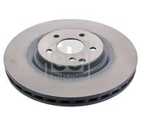 2x Disque de frein Essieu avant ventilé de l'intérieur 43951 FEBI BILSTEIN