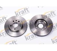 2x Disque de frein Essieu avant ventilé de l'intérieur 6041736 KRAFT AUTOMOTIVE