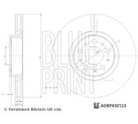 BLUE PRINT ADBP430123 Disque de frein