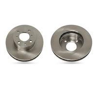 2x Disque de frein Essieu avant ventilé de l'intérieur J3305032 NIPPARTS