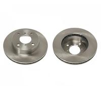 2x Disque de frein Essieu avant ventilé de l'intérieur J3308012 NIPPARTS