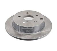 2x Disque de frein Essieu arrière plein 108579 FEBI BILSTEIN pour TOYOTA