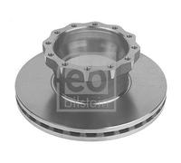 2x Disque de frein FEBI BILSTEIN 10989 convient pour MAN