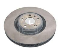 2x Disque de frein FEBI BILSTEIN 171602 convient pour PORSCHE