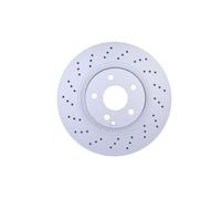 2x Disque de frein HELLA 8DD 355 106-851 convient pour MERCEDES-BENZ EVOBUS