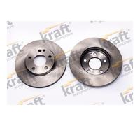 2x Disque de frein KRAFT Automotive 6041216 convient pour MERCEDES-BENZ