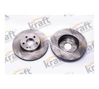 2x Disque de frein KRAFT AUTOMOTIVE 6041403 convient pour MERCEDES-BENZ