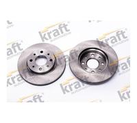 2x Disque de frein KRAFT Automotive 6043240 convient pour FIAT FORD