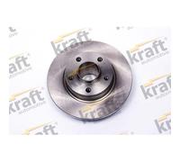 2x Disque de frein KRAFT Automotive 6051665 convient pour NISSAN OPEL RENAULT