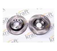 2x Disque de frein KRAFT Automotive 6052660 convient pour BMW