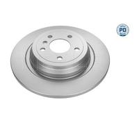 2x Disque de frein MEYLE 015 523 0007/PD convient pour MERCEDES-BENZ