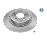 2x Disque de frein MEYLE 015 523 0016/PD convient pour MERCEDES-BENZ