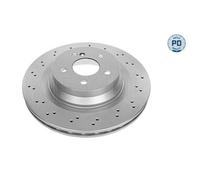 MEYLE Disque de frein 015 523 0017/PD arrière Ø330 mm ventilé perforé