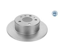 2x Disque de frein MEYLE 015 523 0018/PD convient pour MERCEDES-BENZ