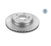 2x Disque de frein MEYLE 015 523 0029/PD convient pour MERCEDES-BENZ