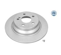 2x Disque de frein MEYLE 015 523 0037/PD convient pour MERCEDES-BENZ