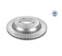 2x Disque de frein MEYLE 015 523 0040/PD convient pour MERCEDES-BENZ