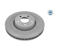 2x Disque de frein MEYLE 083 521 1007/PD convient pour MERCEDES-BENZ
