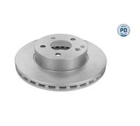 2x Disque de frein MEYLE 083 521 2098/PD convient pour MERCEDES-BENZ