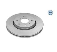 Meyle Disque de frein avant 11-15 521 0037/PD pour Citroën, Peugeot, Toyota