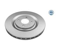 2x Disque de frein MEYLE 11-15 521 0040/PD convient pour CITROËN PEUGEOT DS