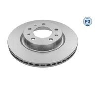 2x Disque de frein MEYLE 11-15 521 0043/PD convient pour PEUGEOT