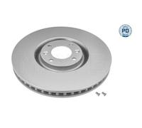 2x Disque de frein MEYLE 11-15 521 0045/PD convient pour CITROËN PEUGEOT DS