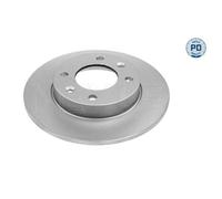 2x Disque de frein MEYLE 11-15 523 0008/PD convient pour CITROËN PEUGEOT