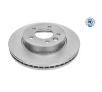 Lot de 2 Meyle Disque de Frein 115 521 0026/PD pour VW Amarok 2H0 615 301 A/D