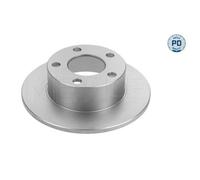 Meyle Disque de frein 115 523 0015/PD arrière – 2x pour Audi, Skoda, VW