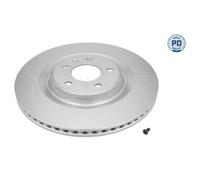 Meyle 2x Disques de frein 115 523 0035/PD arrière ventilés Ø330 mm pour Audi Porsche VW