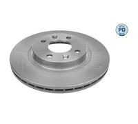 2x Disque de frein MEYLE 16-15 521 0036/PD convient pour LADA NISSAN RENAULT