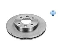 2x Disque de frein MEYLE 16-15 521 0037 convient pour NISSAN RENAULT