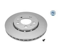 2x Disque de frein MEYLE 183 521 1018/PD convient pour AUDI SEAT SKODA VW