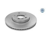 2x Disque de frein MEYLE 183 521 1053/PD convient pour VW