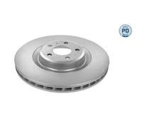 Meyle Disque de frein 183 521 1118/PD - Essieu avant ventilé - 2x pour Audi Q5 A5