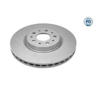 2x Disque de frein MEYLE 215 523 0037/PD convient pour FIAT