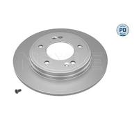 2x Disque de frein MEYLE 28-15 523 0022/PD convient pour HYUNDAI KIA