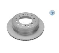 2x Disque de frein Essieu arrière ventilé 30-15 523 0109/PD MEYLE pour TOYOTA