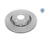 2x Disque de frein MEYLE 32-15 521 0025/PD convient pour CITROËN MITSUBISHI