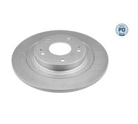 2x Disque de frein MEYLE 32-15 521 0030/PD convient pour CITROËN MITSUBISHI