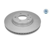 2x Disque de frein MEYLE 35-15 521 0025/PD convient pour MAZDA